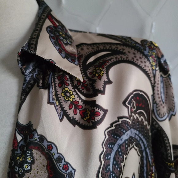 °East 5th Blouse / Paisley Print / Size 14 - Picture 2 of 6